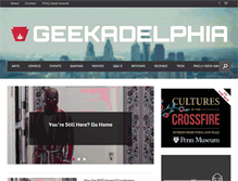Tablet Screenshot of geekadelphia.com